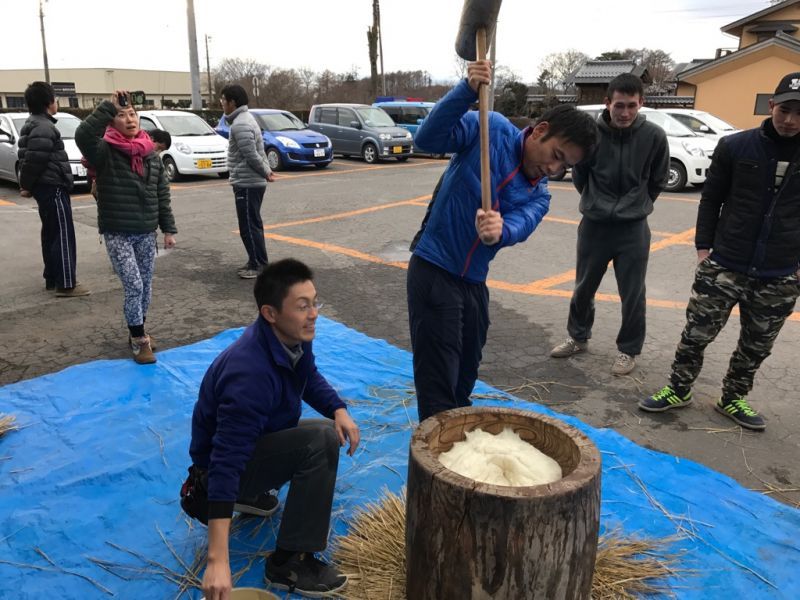 餅つき♬