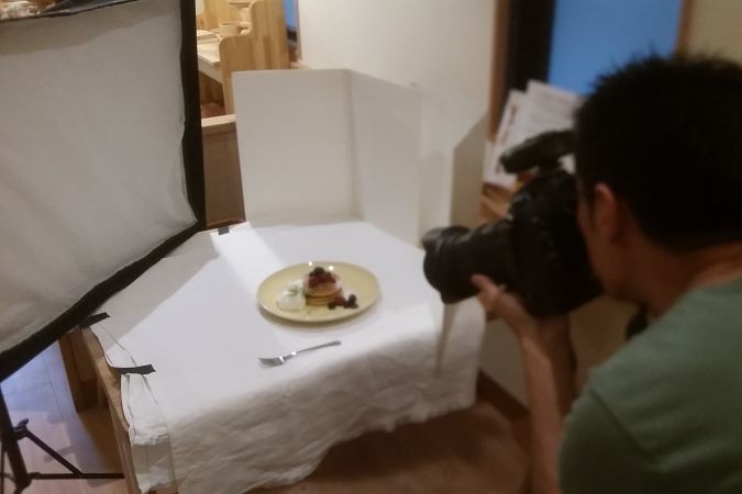 料理の撮影